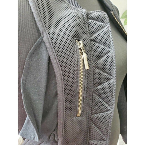 Intropia Womens Black 100% Polyester Long Sleeve Front Full Zip Casual Jacket 34 - Picture 12 of 12